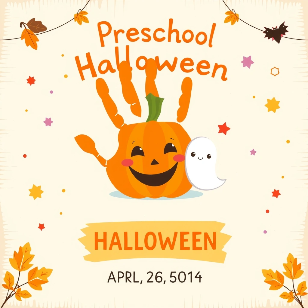 Plakat/okładka: Zaproszenie na zajęcia - Materiały - Halloween