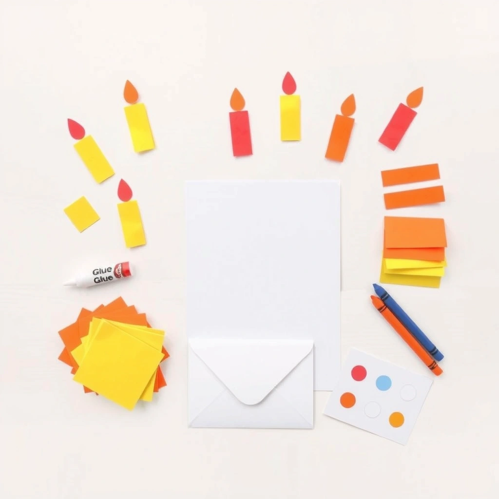 Materiały - flat lay - Materiały - Wszystkich Świętych