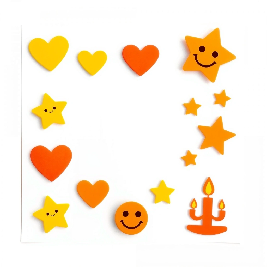 Naklejki - arkusz ozdobny - Szablony - Wszystkich Świętych