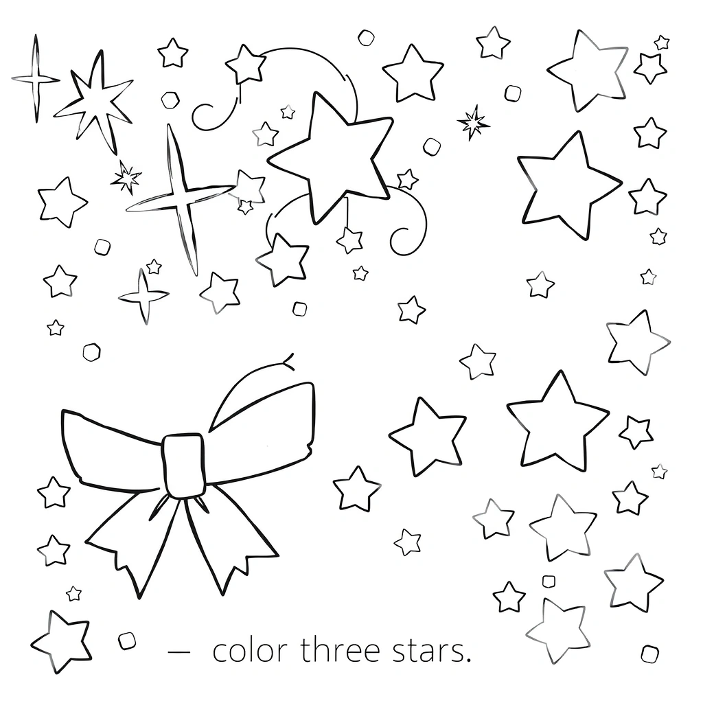 Kolorowanka: Iskierki i konfetti - Kolorowanki - Nowy Rok