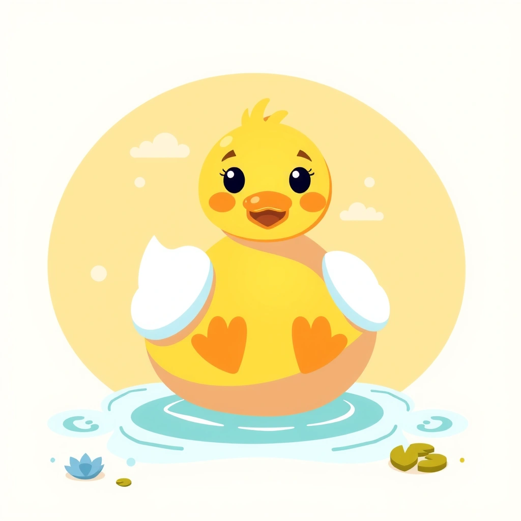 Plakat tytułowy „Dzień Gumowej Kaczki” - Materiały - Dzień Gumowej Kaczki