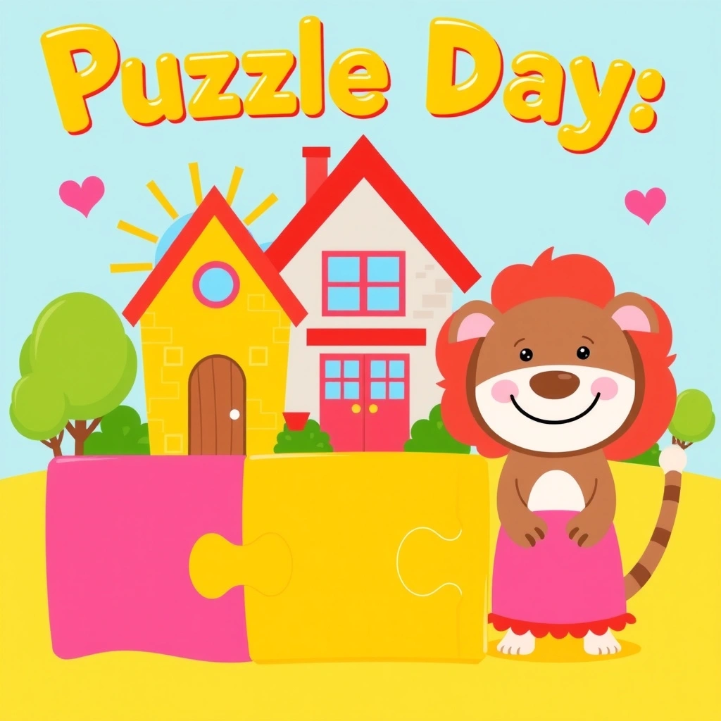 Plakat powitalny 'Dzień Puzzli' - Materiały - Dzień Puzzli