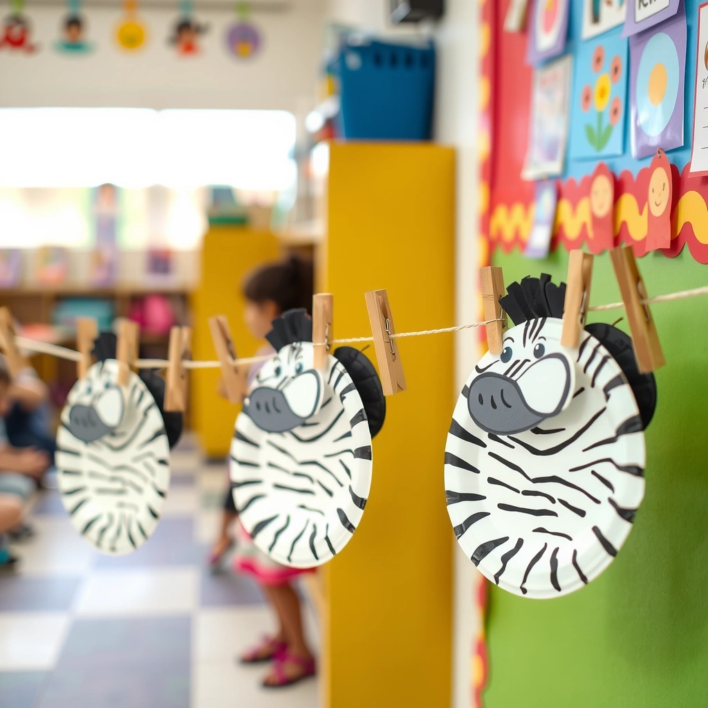 Wystawka prac — aranżacja w klasie - Materiały - Dzień Zebry