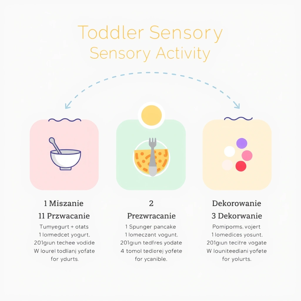Plakat instrukcyjny: 3 stacje - Szablony - Dzień Naleśnika