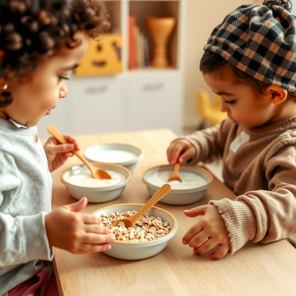 Stacja A — Mieszanie 'ciasta' (fotografia) - Materiały - Dzień Naleśnika