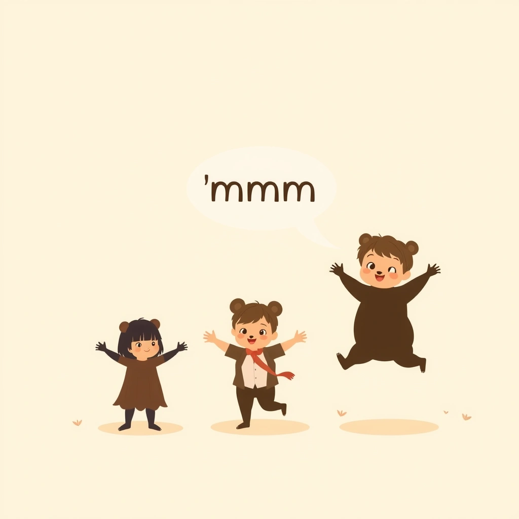 Ilustracja ruchowa — naśladujemy misie - Materiały - Dzień Niedźwiedzia