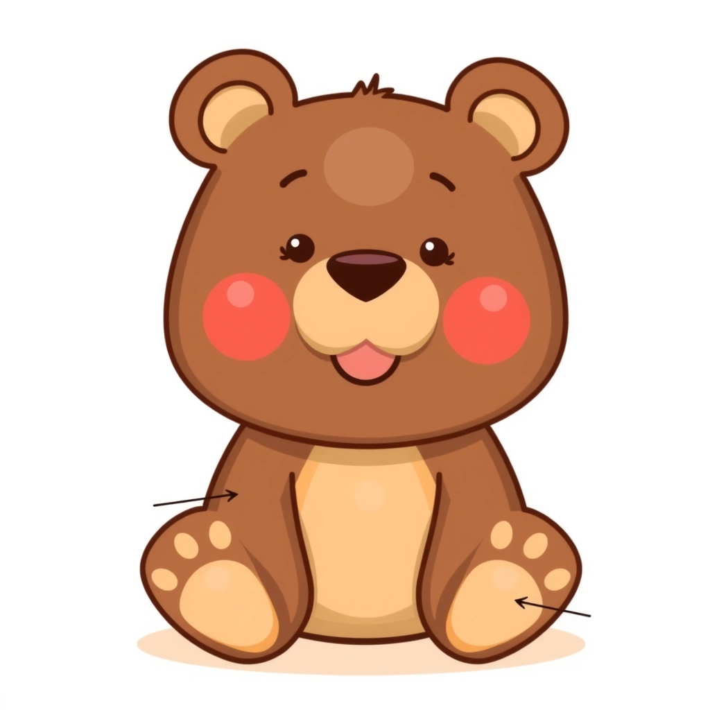 Plakat niedźwiedzia (ilustracja powitalna) - Materiały - Dzień Niedźwiedzia