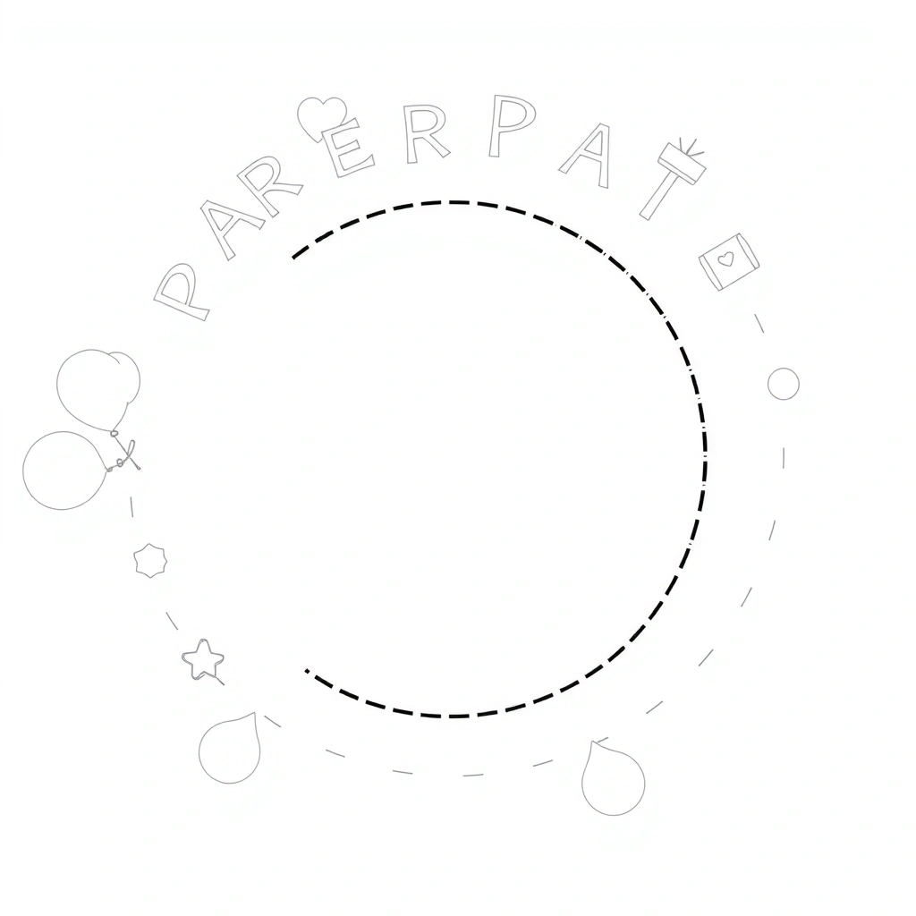 Szablon papierowego talerzyka - Szablony - Zdrowe Jedzenie