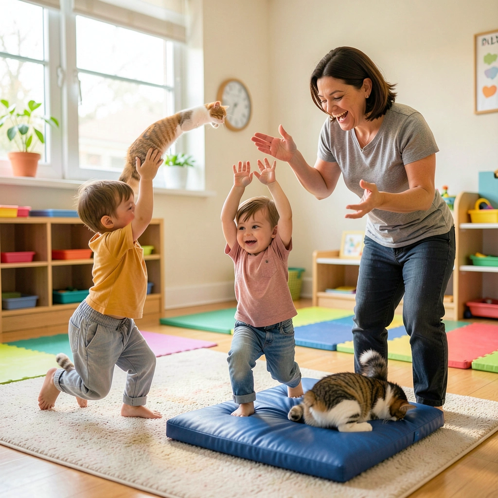 Krótka aktywność ruchowa — Koci tor - Materiały - Dzień Kota