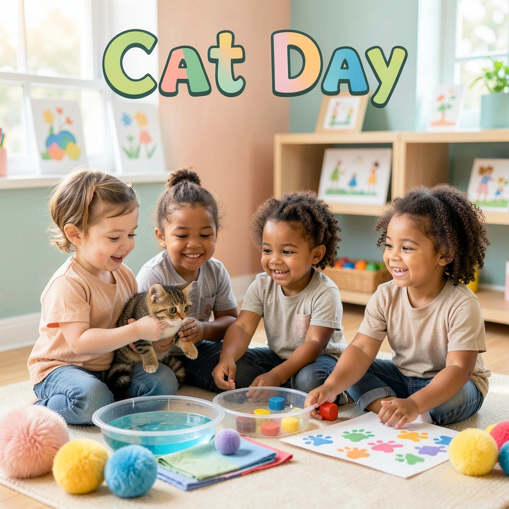 Okładka: Dzień Kota — sensoryczne odkrywanie - Materiały - Dzień Kota