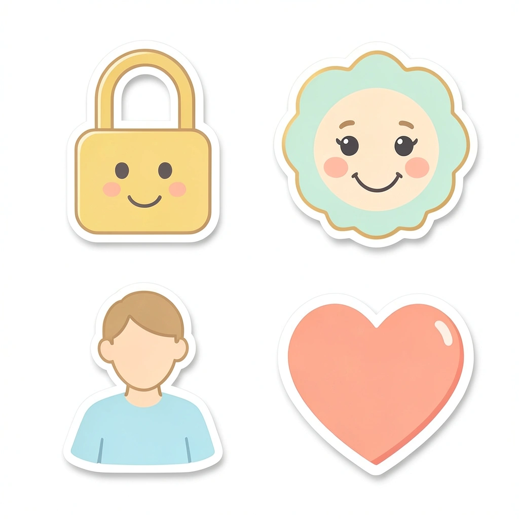 Ikony zaufania — zestaw graficzny - Szablony - Dzień Bezpiecznego Internetu