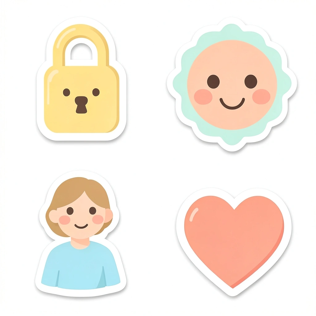 Ikony zaufania — zestaw graficzny - Szablony - Dzień Bezpiecznego Internetu