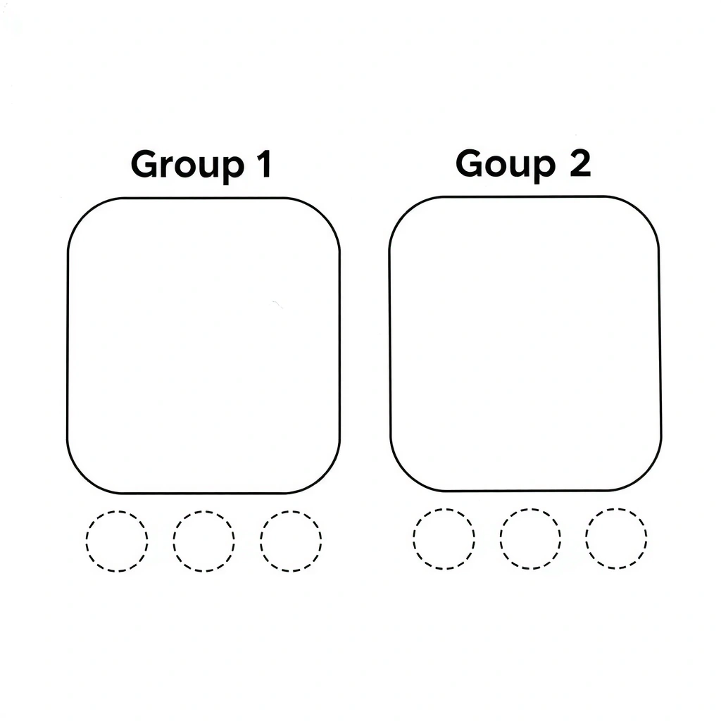 Szablon kartonika — puste pola - Szablony - Tabliczka Mnożenia