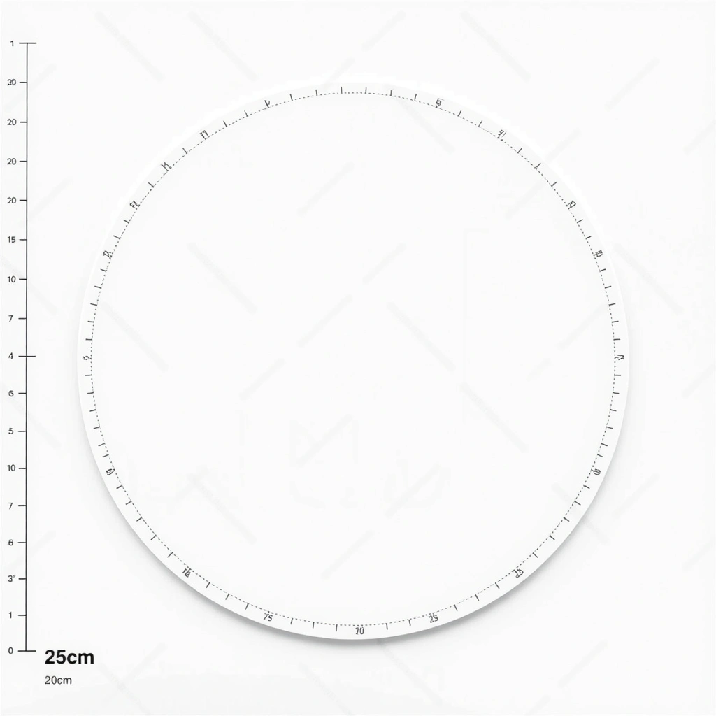 Szablon talerzyka / baza (duże koło) - Szablony - Myszka Miki