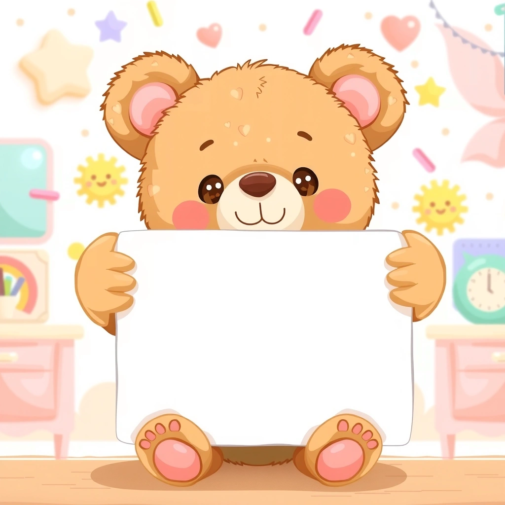 Plakat powitalny — Pluszowy Miś - Materiały - Pluszowy Miś