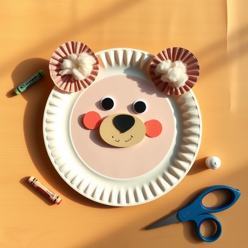 Przykładowy portret misia — wzór - Materiały - Pluszowy Miś