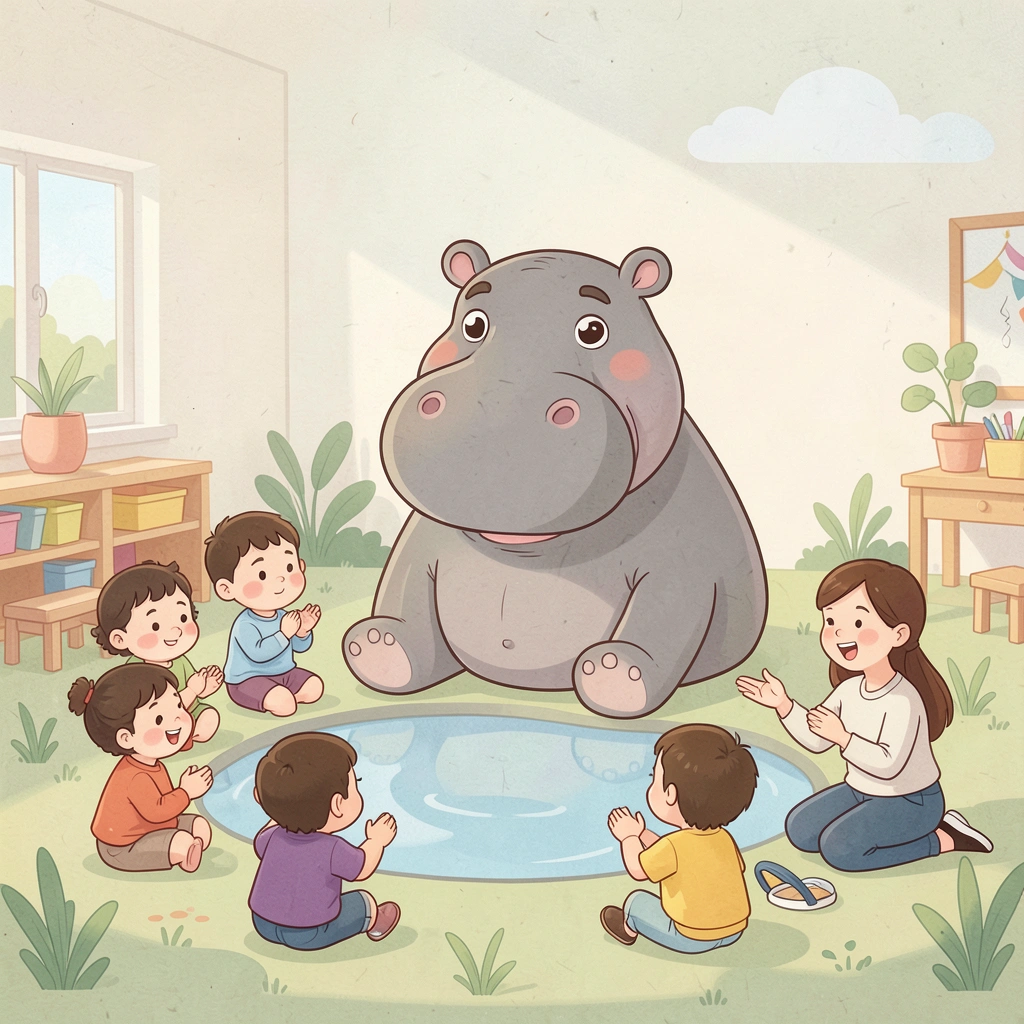 Plakat: Dzień Hipopotama - Materiały - Dzień Hipopotama