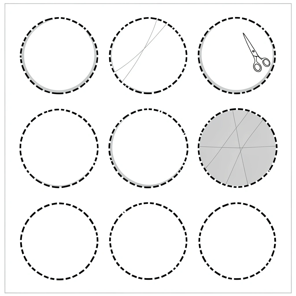 Arkusz szablonów — kółka Plutona - Szablony - Dzień Plutona
