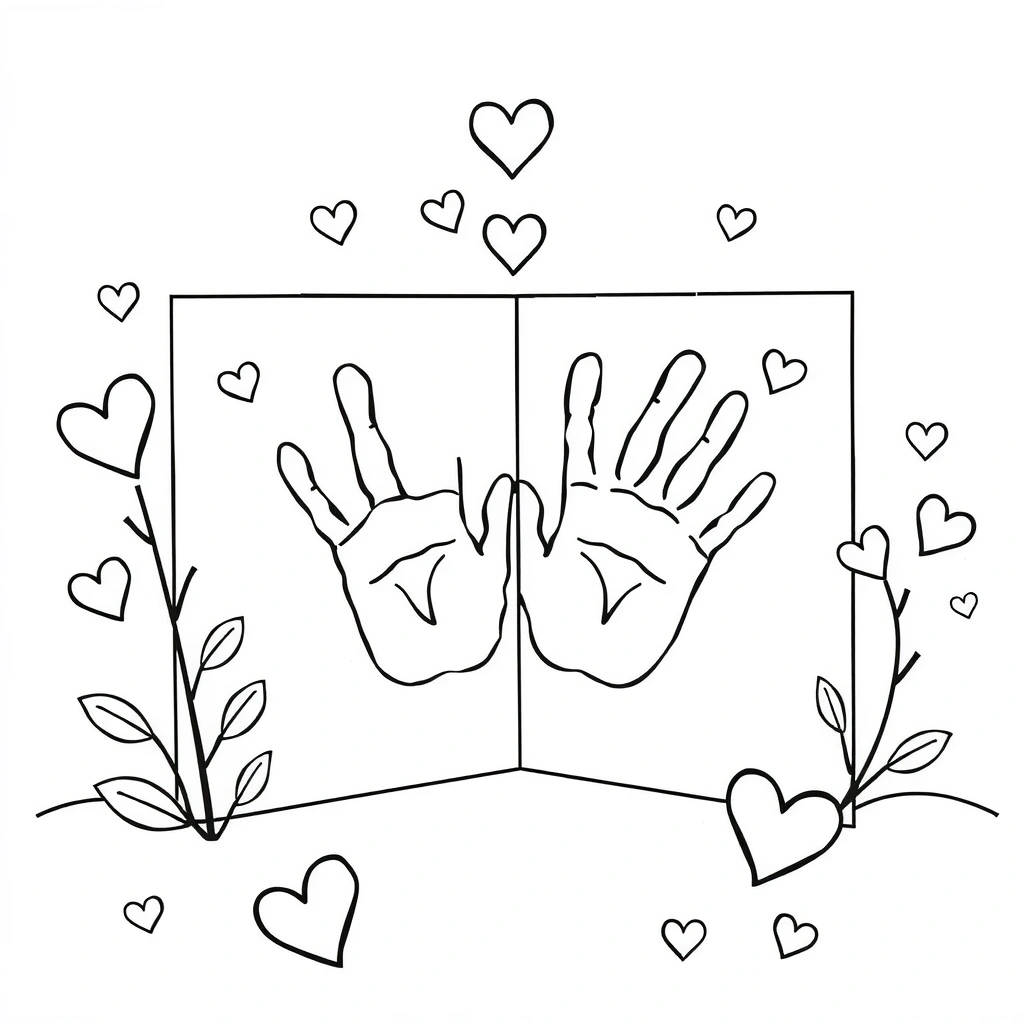 Kolorowanka — karta laurki do dorysowania - Kolorowanki - Dzień Seniora