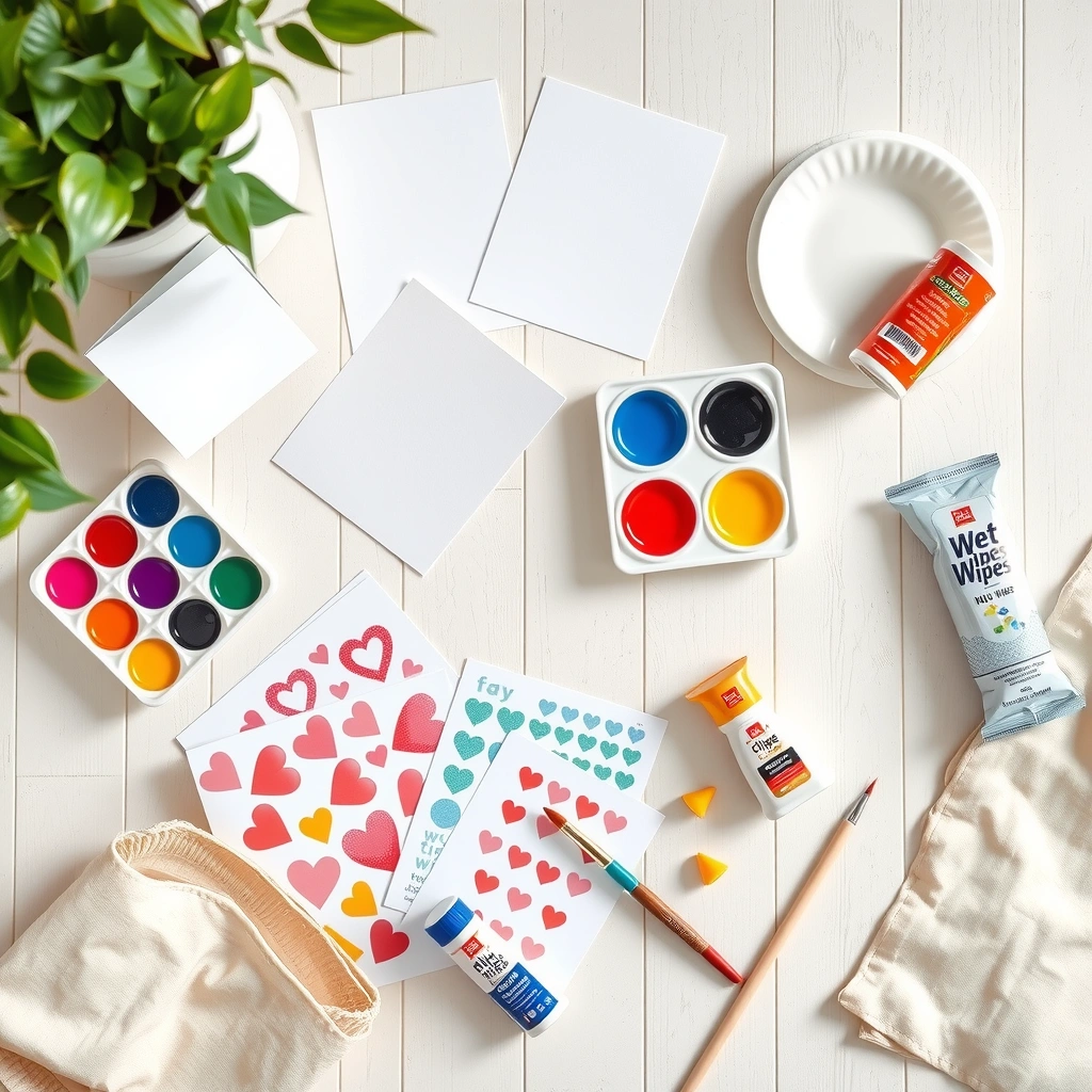 Zestaw materiałów — flatlay - Materiały - Dzień Seniora