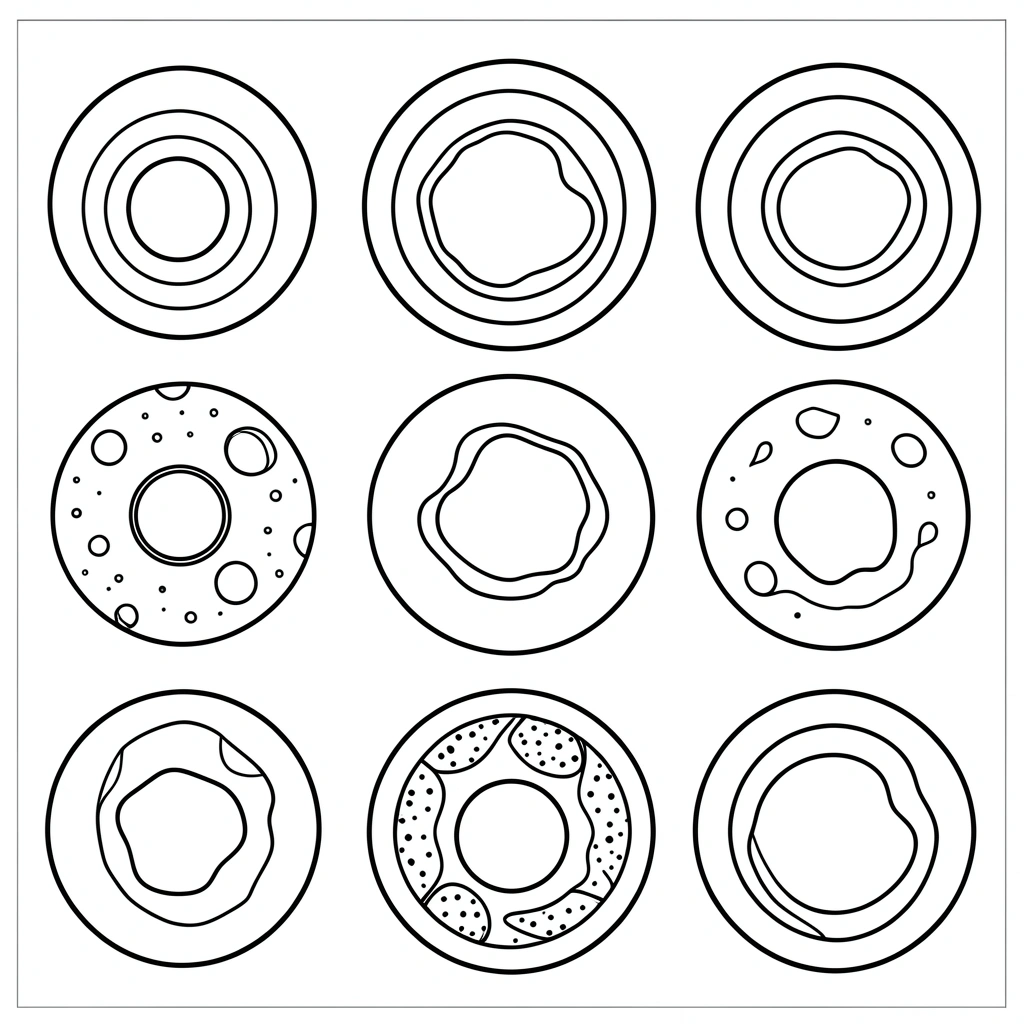 Szablony kraterów — gotowe do wydruku - Szablony - Dzień Plutona