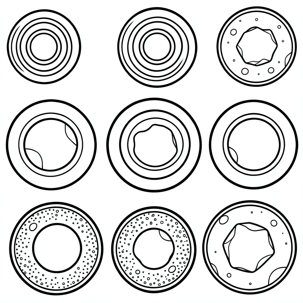 Szablony kraterów — gotowe do wydruku - Szablony - Dzień Plutona