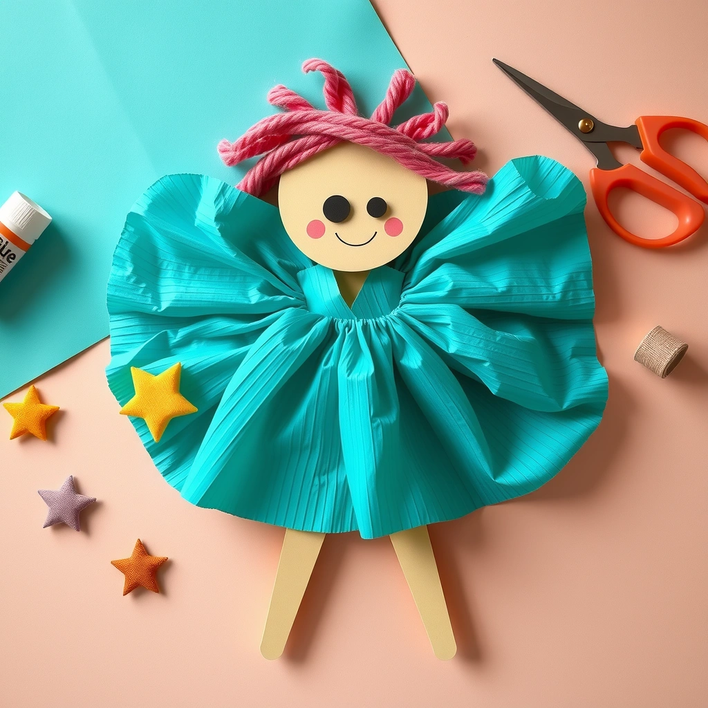 Wzór przykładowej laleczki — gotowy projekt - Materiały - Andrzejki