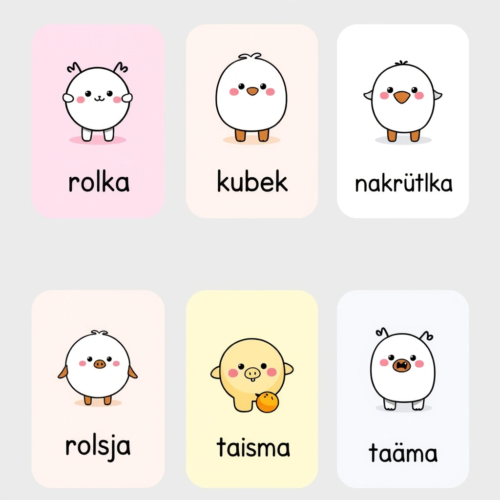 Karty z nazwami (etykiety do nazywania) - Szablony - Majsterkowanie