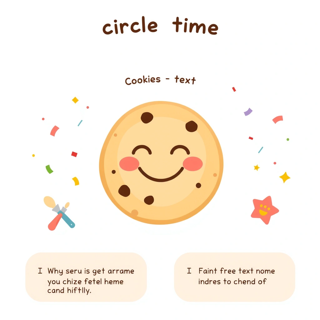 Plakat powitalny — „Ciasteczka” - Szablony - Ciasteczka