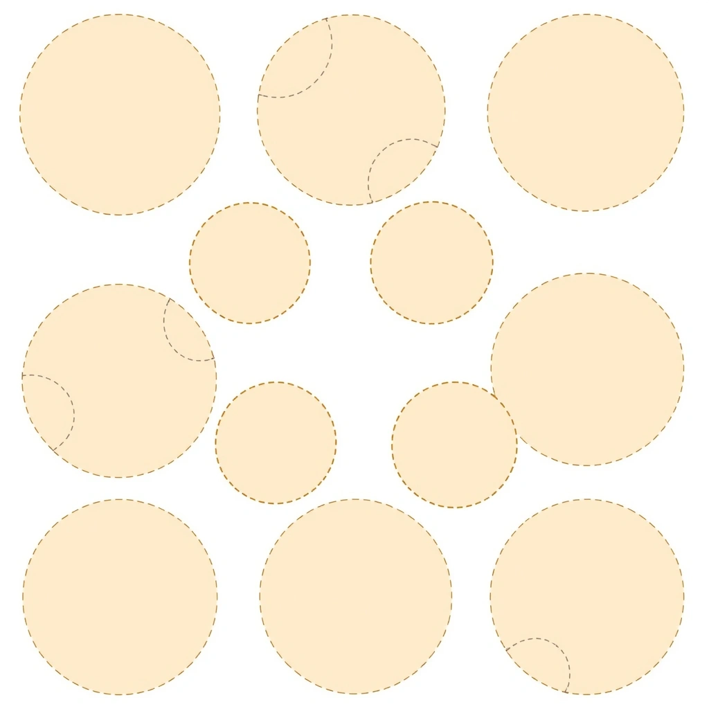 Kółka twarzy — szablony (beżowe pola do twarzy) - Szablony - Górnik