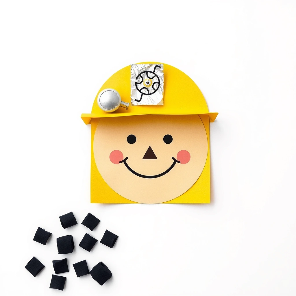 Okładka zajęć — Mały górnik (wizualizacja gotowej pracy) - Materiały - Górnik