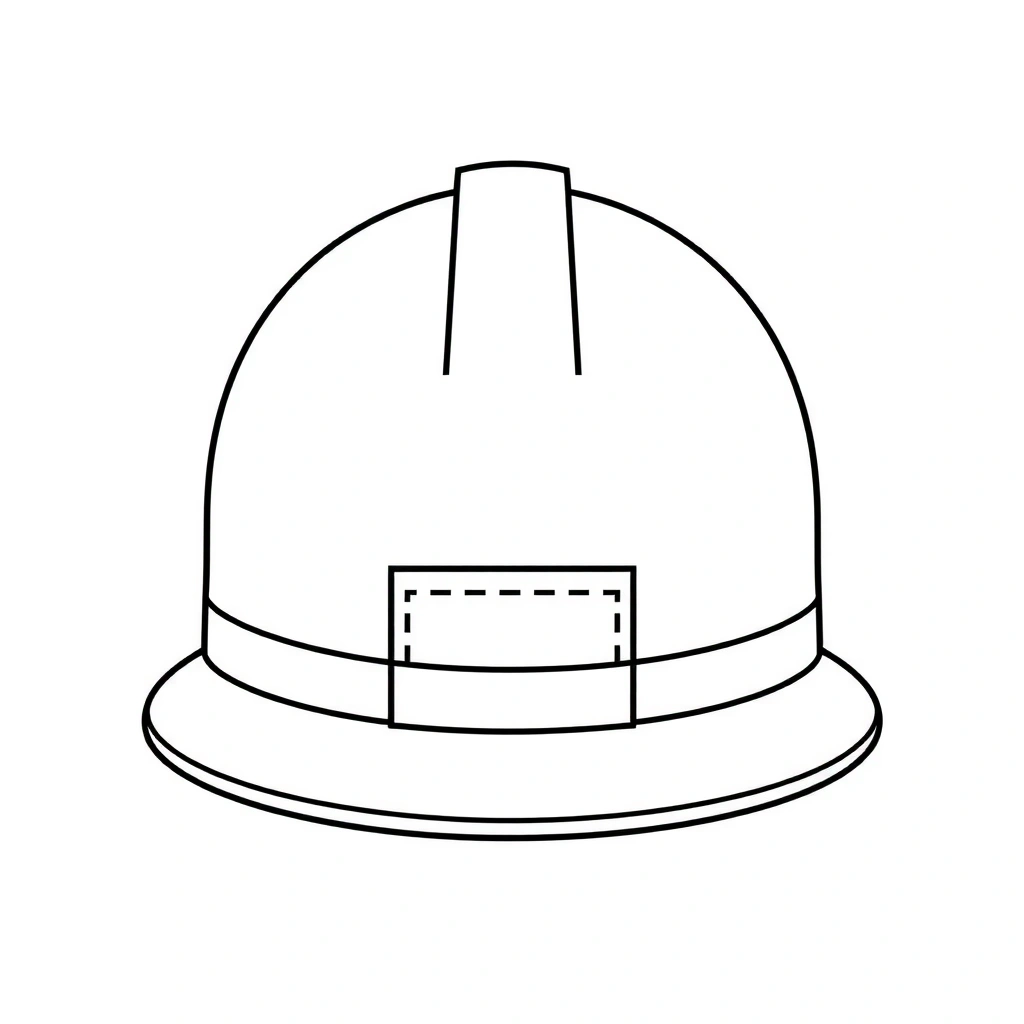 Szablon czapki górnika (do druku i wycięcia) - Szablony - Górnik
