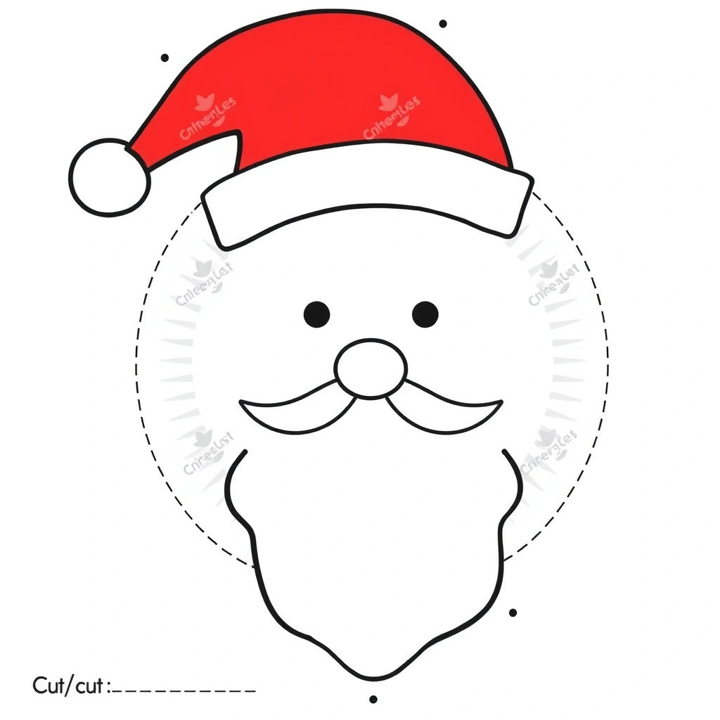 Szablony do wycięcia - Szablony - Mikołajki