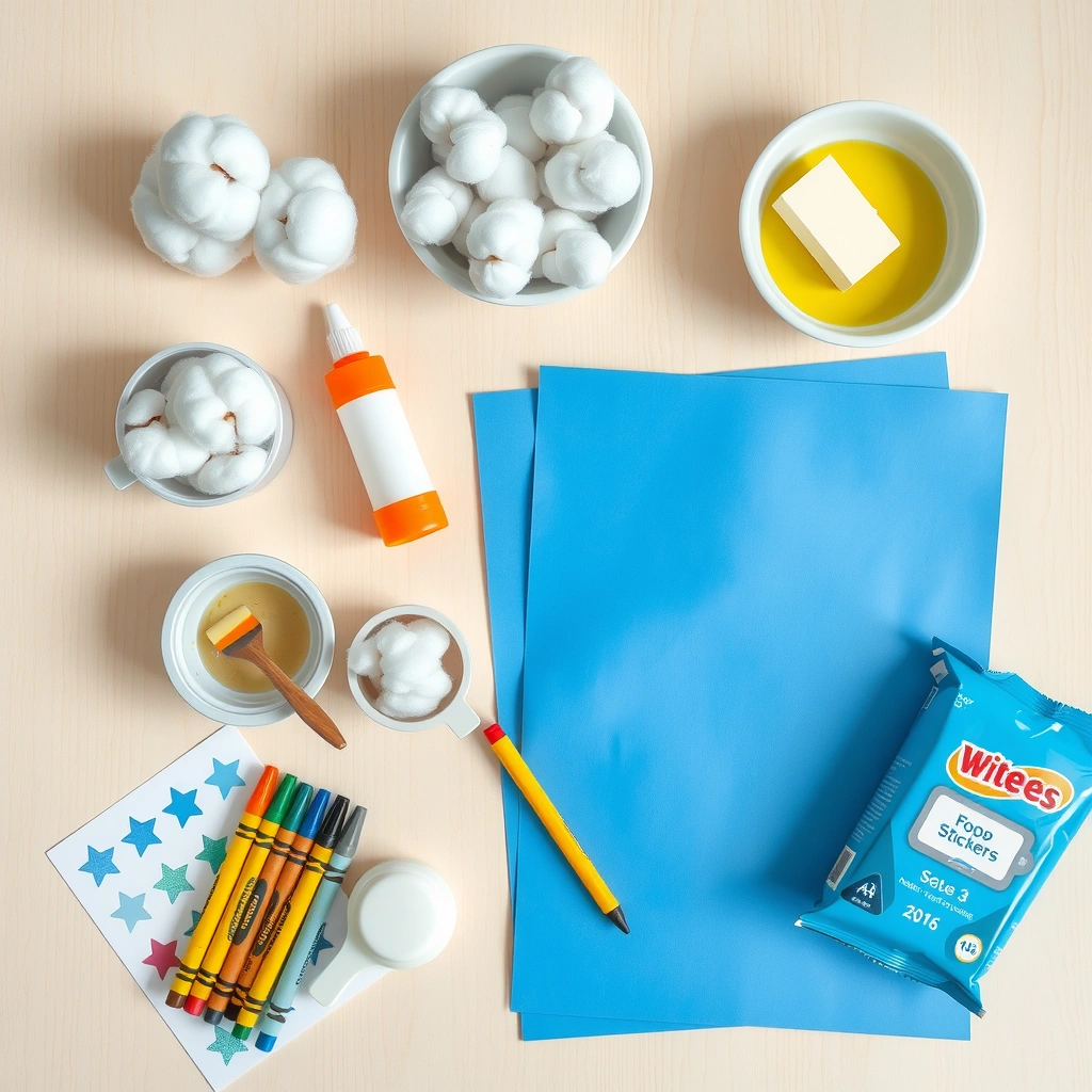 Zdjęcie materiałów – widok z góry - Materiały - Zima