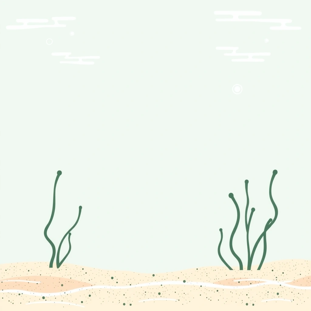 Podkład do pracy - morskie dno (A4) - Materiały - Ryby