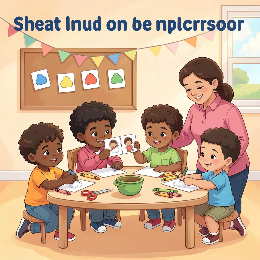 Plakat dekoracyjny na tablicę — dzieci tworzą zdania - Materiały - Dzień Gramatyki