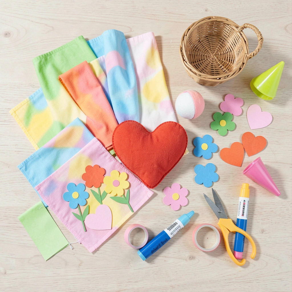 Zestaw rekwizytów — widok z góry (szablony) - Szablony - Dzień Kobiet