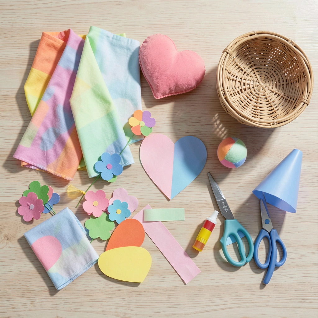 Zestaw rekwizytów — widok z góry (szablony) - Szablony - Dzień Kobiet