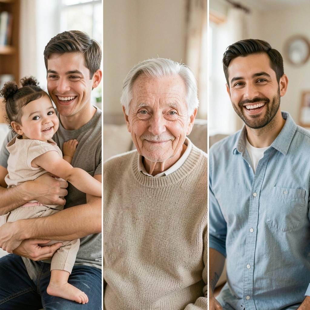 Portrety mężczyzn — tata, dziadek, pan (zbiór zdjęć) - Materiały - Dzień Mężczyzn