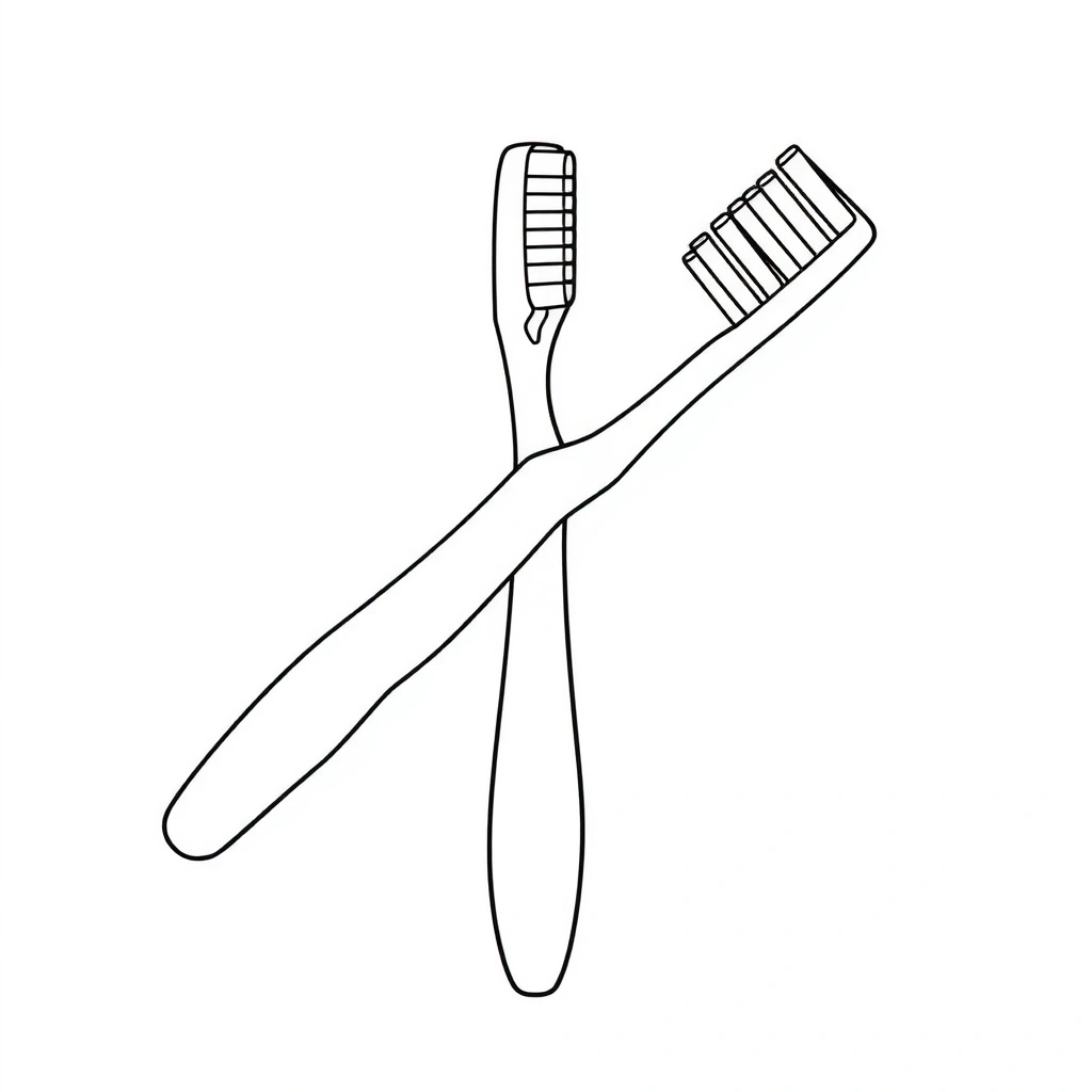 Szablon do dekoracji szczoteczki (wycinanka) - Szablony - Higiena Jamy Ustnej