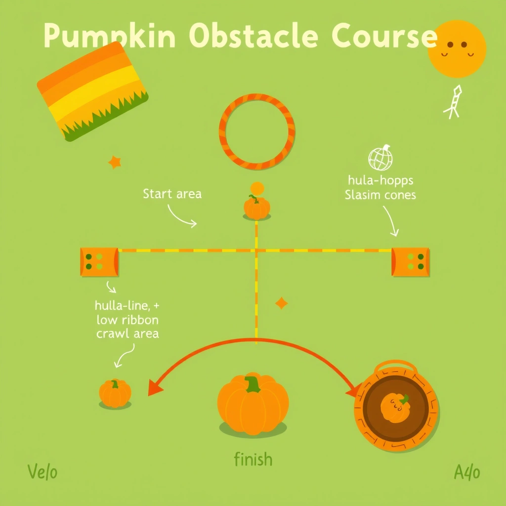 Szablon toru przeszkód — widok z góry - Szablony - Dynia