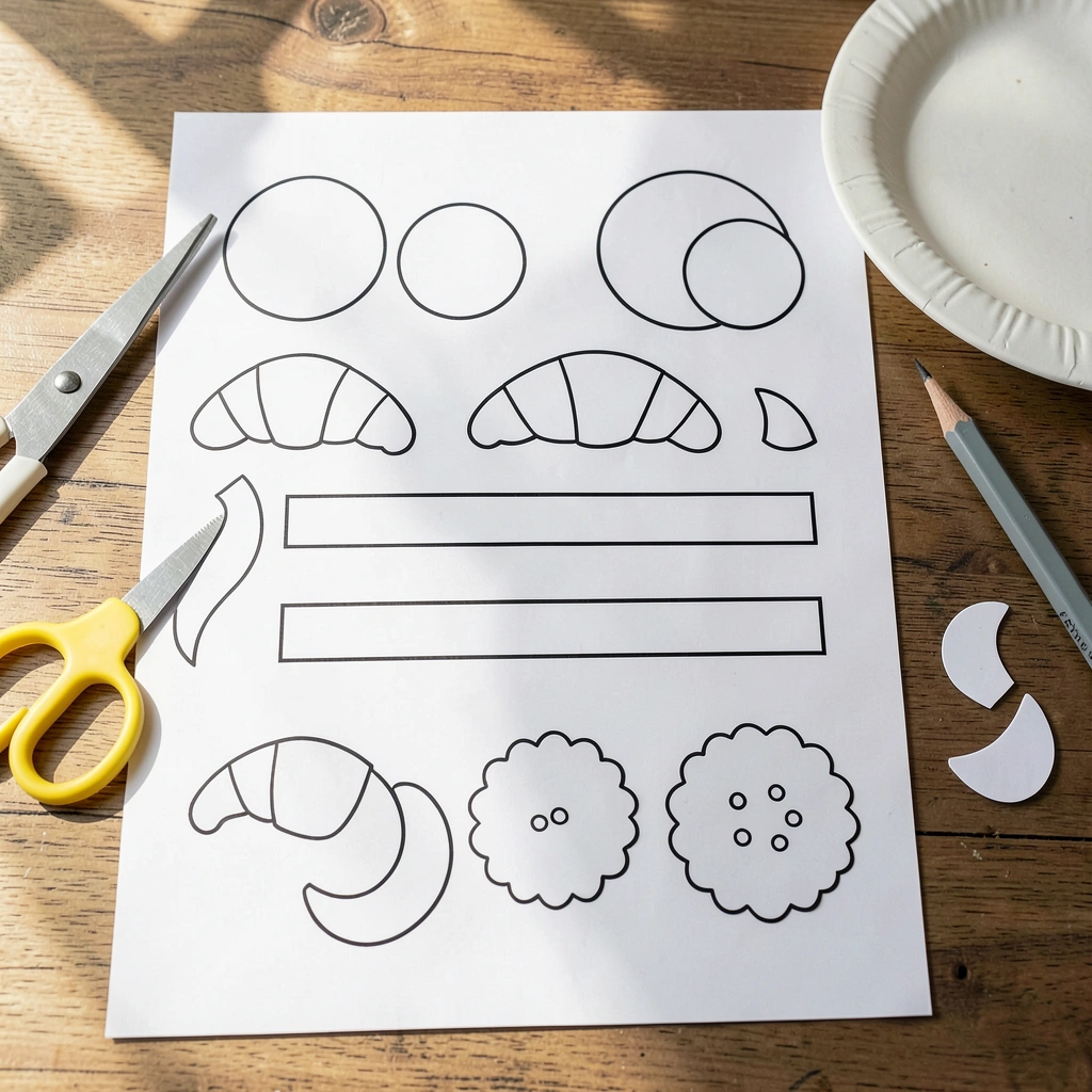 Szablony do wycięcia — kółka i paski - Szablony - Dzień Piekarza i Cukiernika