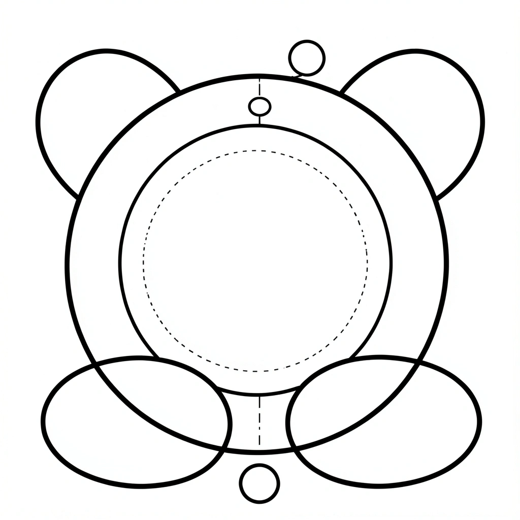 Szablony do wycięcia — elementy pandy - Szablony - Dzień Pandy