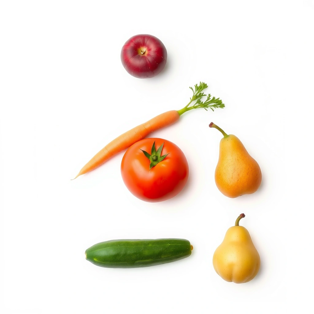 Zdjęcia referencyjne: owoce i warzywa do pokazania dzieciom - Materiały - Zdrowe Jedzenie