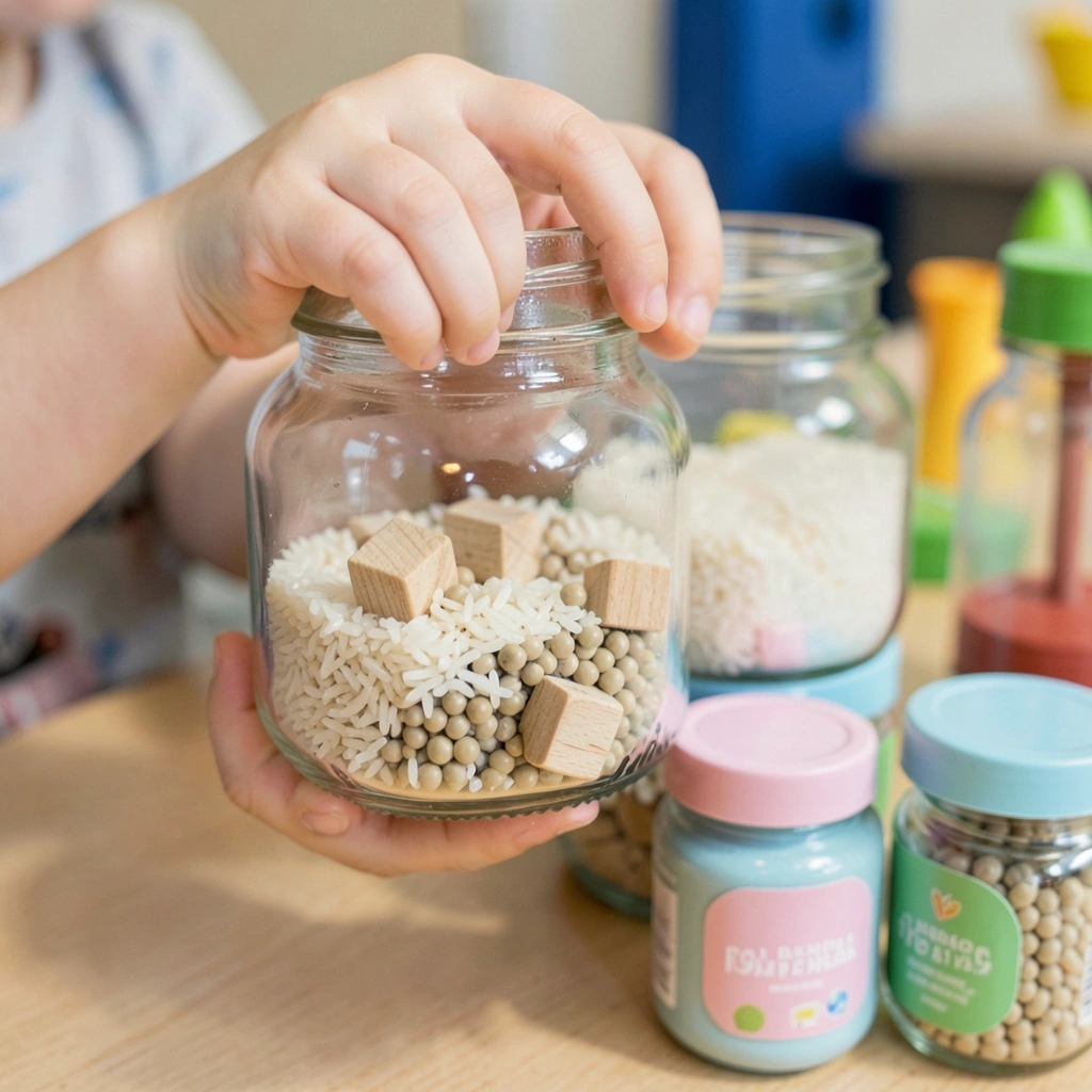 Stacja: Dźwiękowe słoiczki - Materiały - Dzień Szczęścia