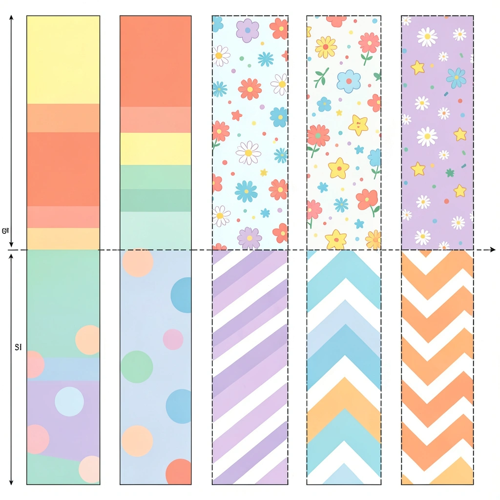 Opaski i chusteczki do tańca — wzory do wycięcia - Szablony - Dzień Szczęścia