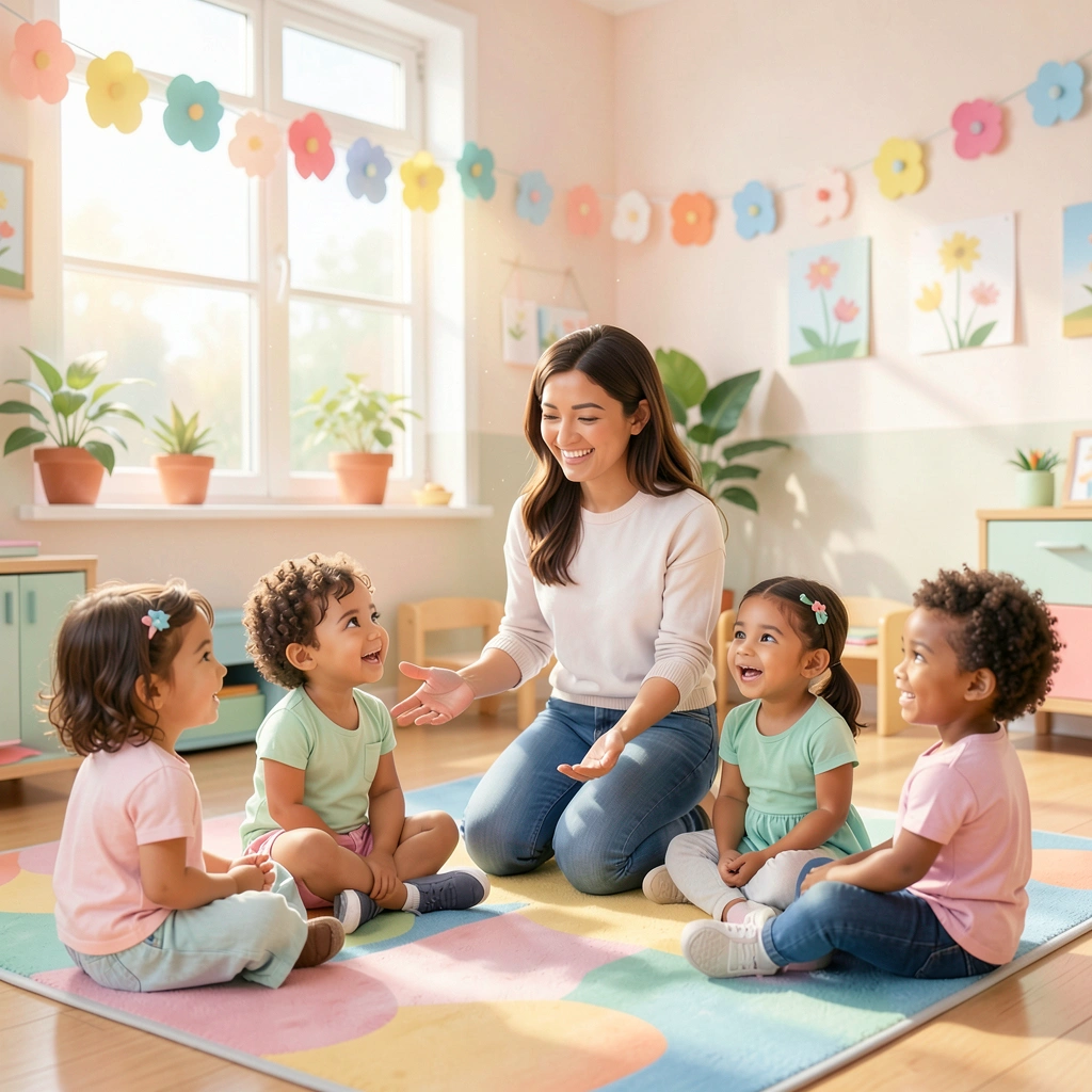 Powitanie w kole - Materiały - Pierwszy Dzień Wiosny