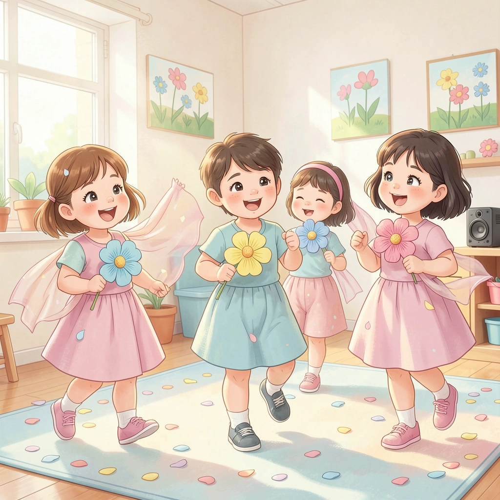 Taniec kwiatów - Materiały - Pierwszy Dzień Wiosny