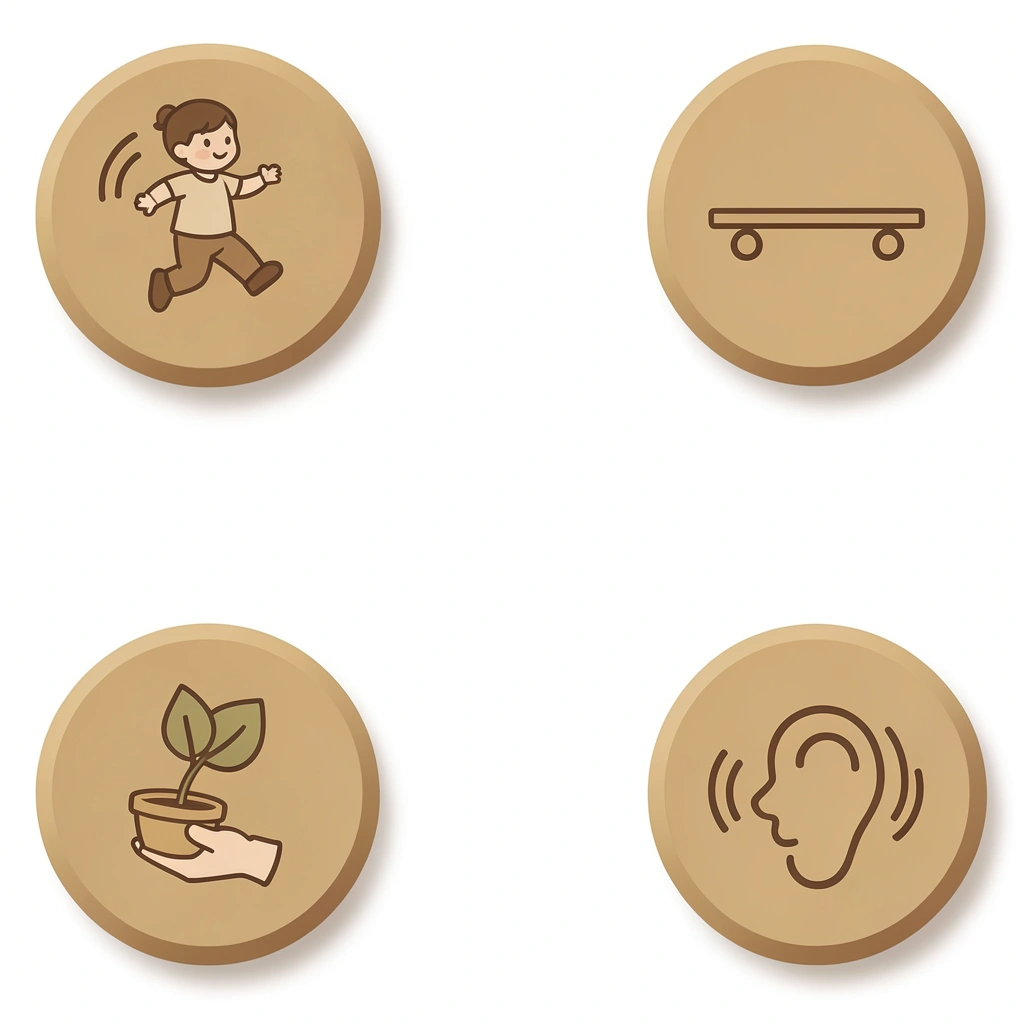 Ikony aktywności — symbole do planszy - Szablony - Dzień Lasu