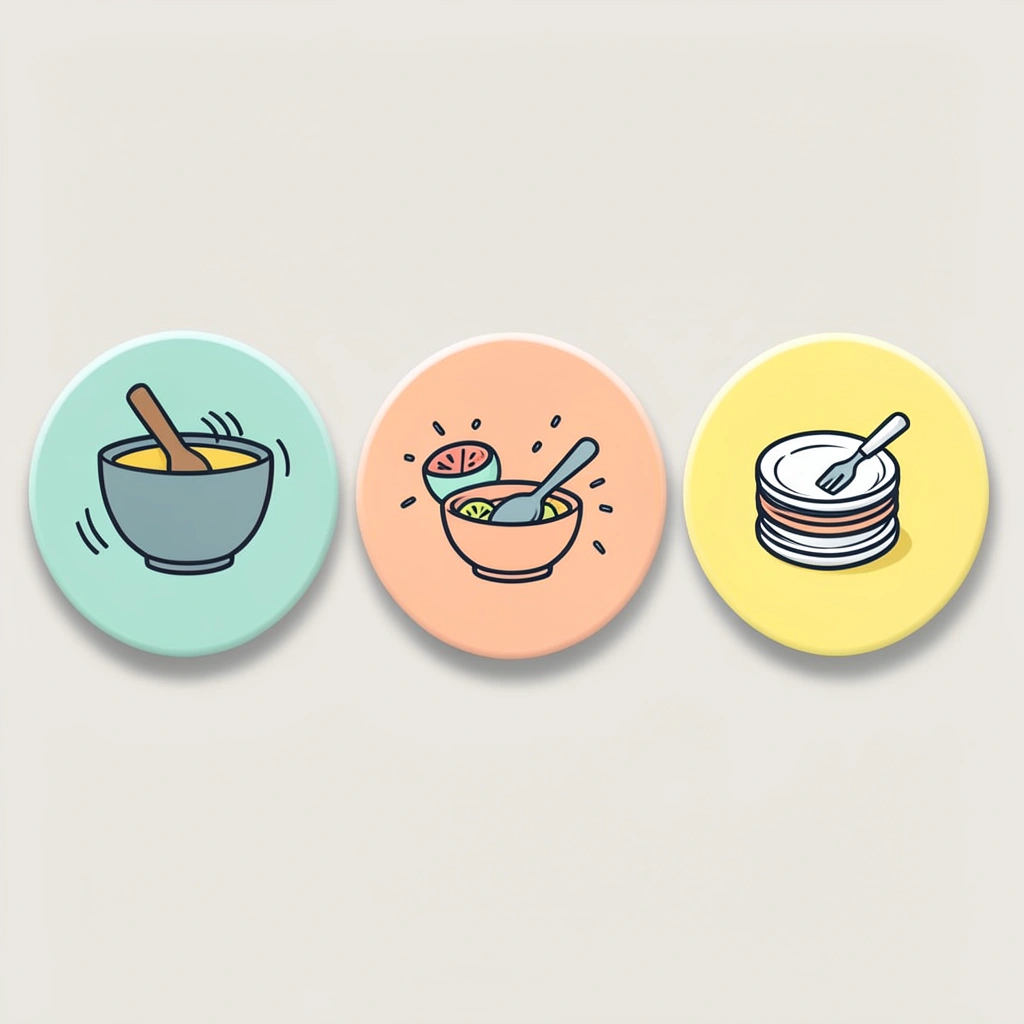 Karty ról zespołów (mieszanie, dodatki, talerzyki) - Szablony - Dzień Gofra